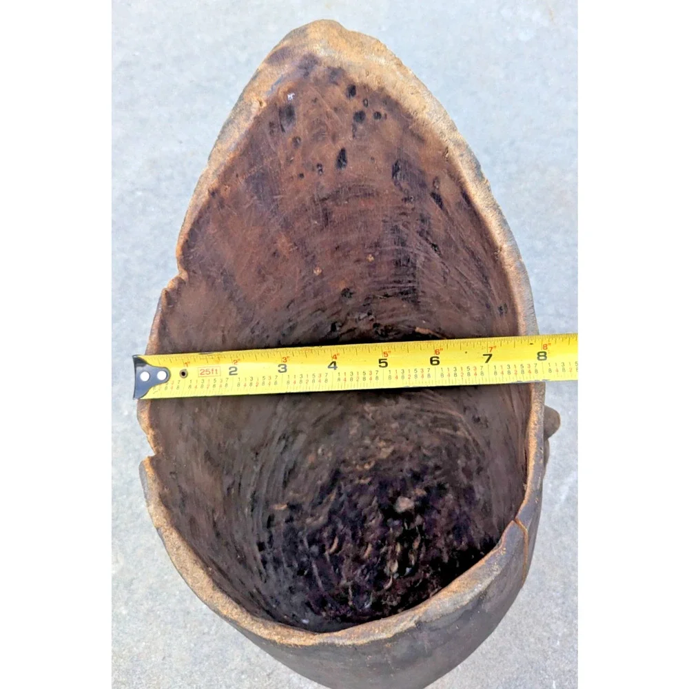 African Tribal Helmet Mask Makonde ? Carved Lightweight Wood As Is - Picture 16 of 16